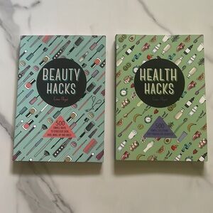 Health and beauty hacks- book bundle. Barely used.